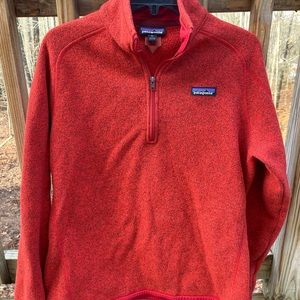 Patagonia Women’s 1/4 zip pull up sweater Sz XL